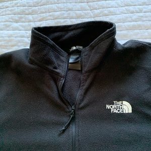 THE NORTH FACE FLEECE QUARTER ZIP MENS LARGE